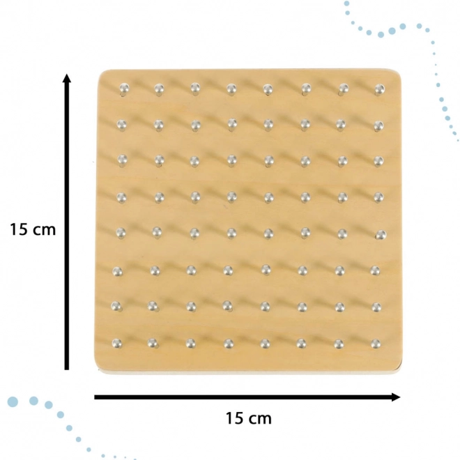 Drewniana deska Geoboard