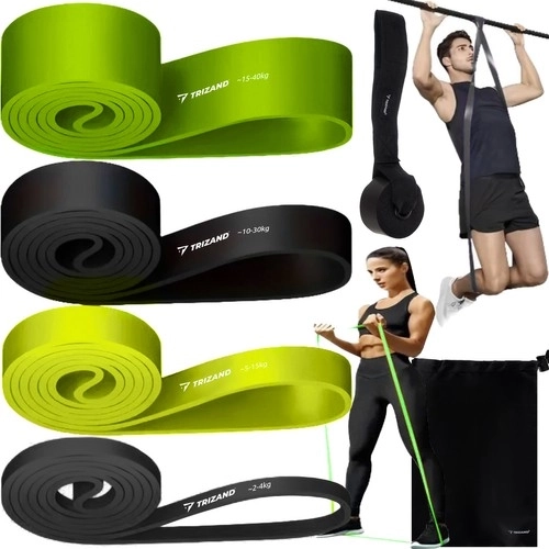 Zestaw gum do ćwiczeń - 4 szt. Trizand 24305