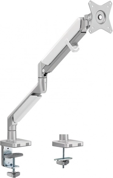 Aluminiowy uchwyt do monitora z sprężyną gazową 17–27″, udźwig 9 kg