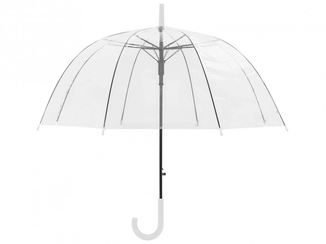 Przezroczysty ślubny parasol
