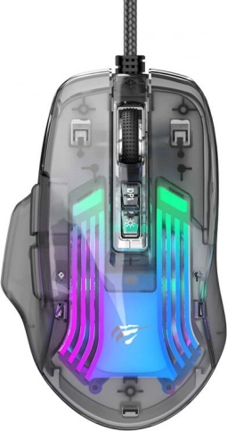 Przewodowa mysz gamingowa Havit z podświetleniem RGB