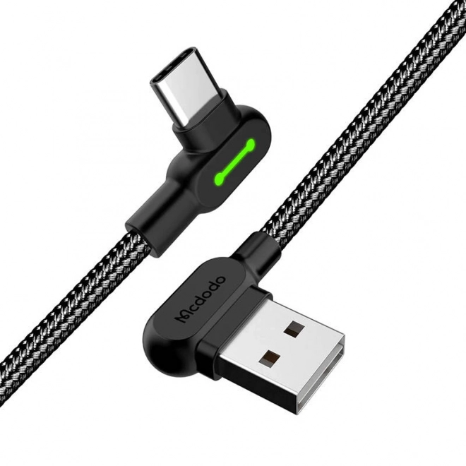 Kabel USB na USB-C Mcdodo CA-5280 LED, 3 m (czarny)