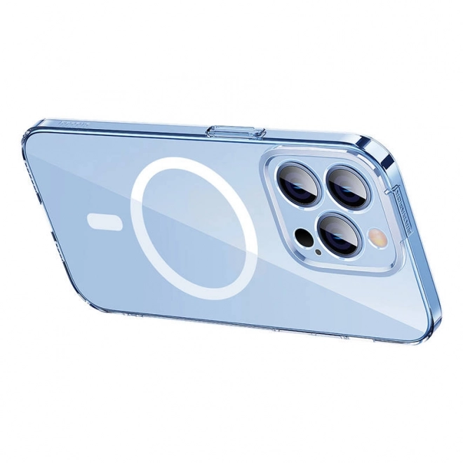 Baseus Crystal przejrzysta magnetyczna obudowa i szkło hartowane do iPhone 14 Pro Max