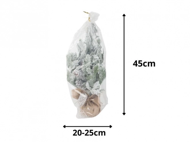 Sztuczna choinka ośnieżona 45 cm