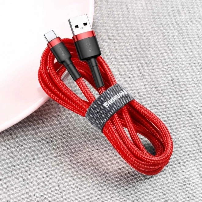 Baseus Cafule USB-C kabel 2A 3m - czerwony