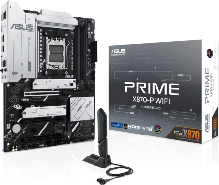 Asus Prime X870-P WiFi – płyta główna AM5 z DDR5, HDMI i USB‑C