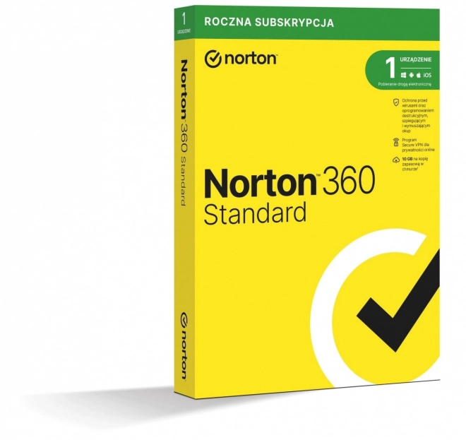 Norton 360 Standard - Ochrona urządzeń i prywatności na 12 miesięcy