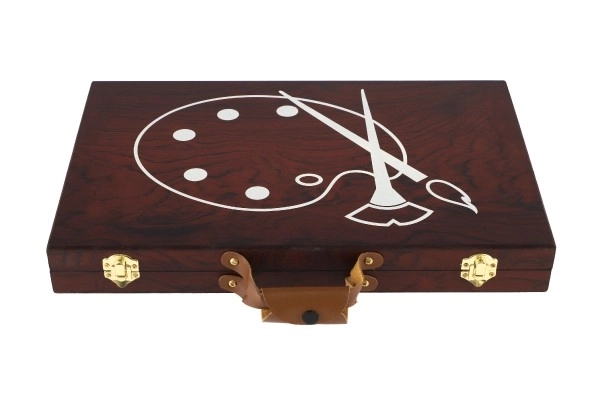 Zestaw do malowania Art box w drewnianej walizce - 79 sztuk