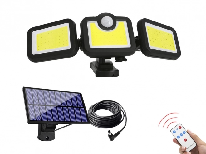 Solarnie światło z czujnikiem ruchu i 171 LED