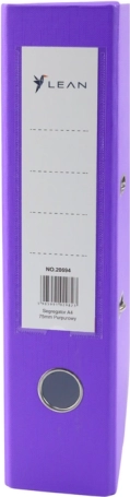 Segregator dźwigniowy A4, grzbiet 75 mm, purpurowy