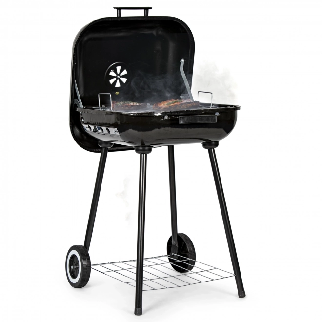 Grill ogrodowy z uchylną pokrywą + kółka