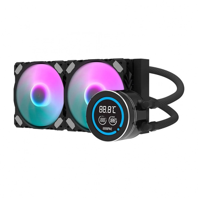Chłodnica wodna Darkflash DN-D240 czarna