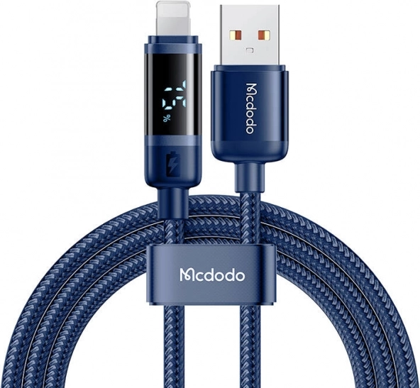 Mcdodo USB-A do Lightning kabel 100W 1,2 m niebieski