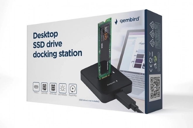 Stojak dokujący do dysków M.2 SATA i NVME USB-C