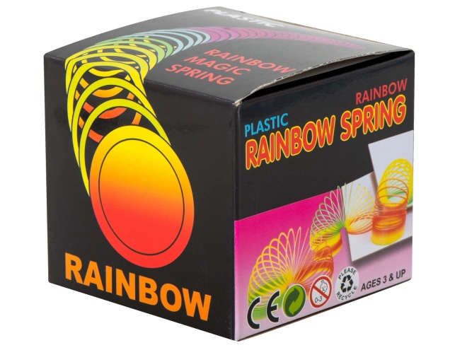 Magiczna tęczowa sprężyna skacząca