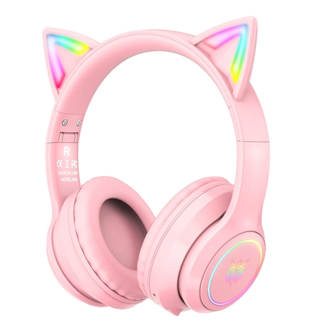 Świecące kocie uszka RGB
