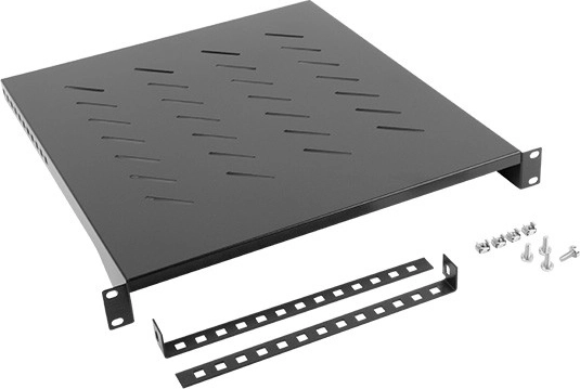 Półka do racka 19" 800mm 1U 483x500mm czarna