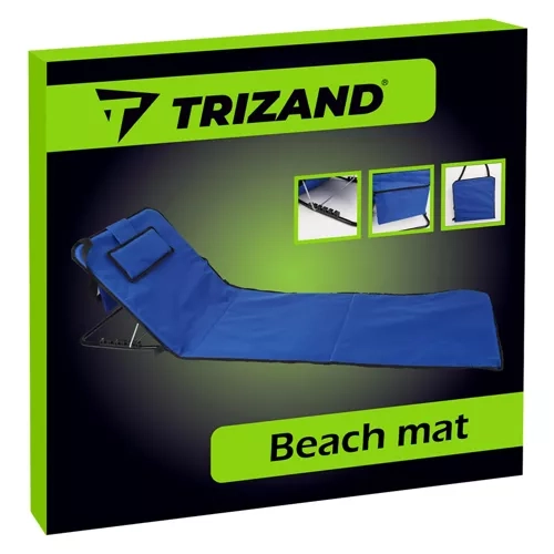 Mata plażowa z oparciem + poduszeczka Trizand 23617