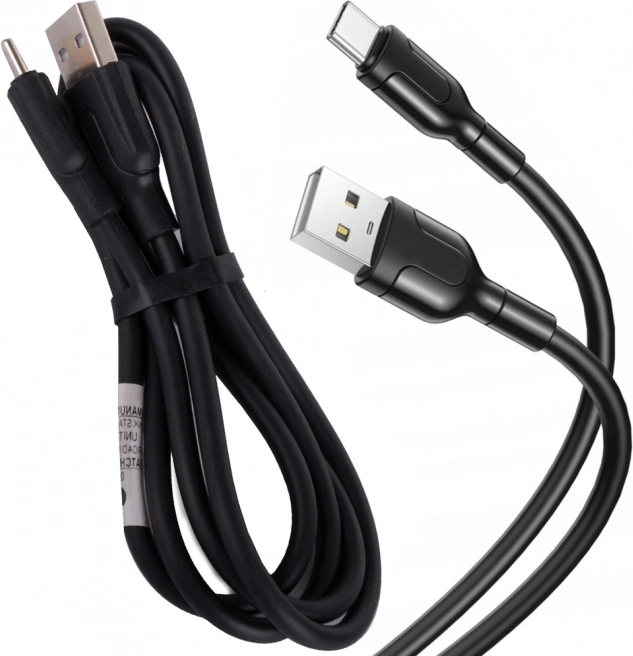 Kabel USB‑A do USB‑C, 0,9 m, wytrzymały, szybkie ładowanie i transfer danych