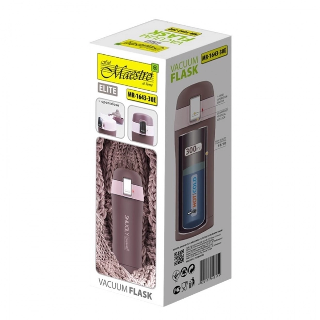 300 ml kubek termiczny Snugly MR-1643-30E brązowy