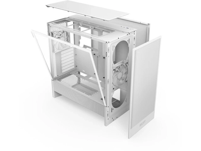 NZXT H5 Flow RGB biała obudowa PC Midi Tower z oknem