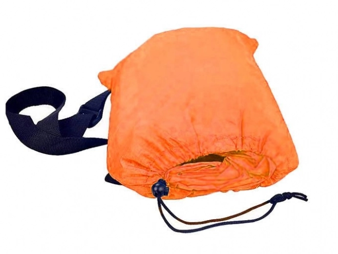 Rozkładana powietrzna sofa Lazybag pomarańczowa