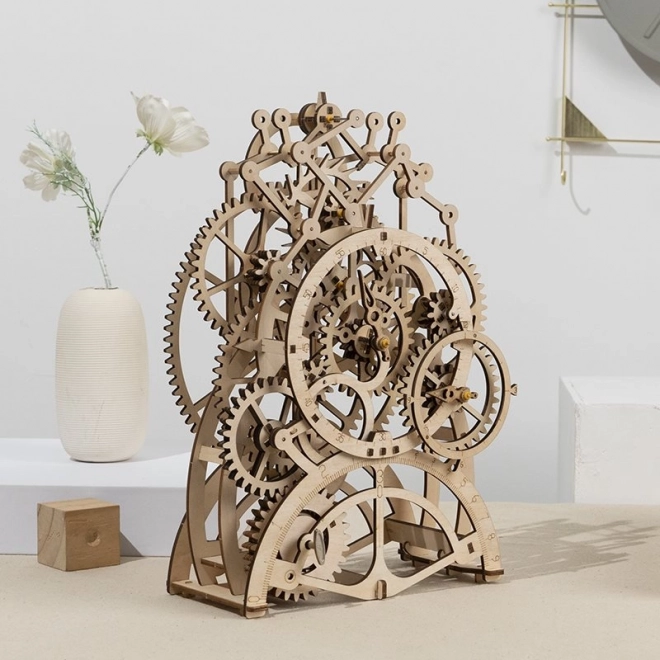 Zegar wahadłowy - 3D drewniane puzzle