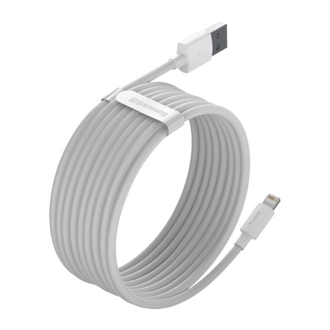Zestaw kabli danych USB na Lightning Baseus Simple Wisdom