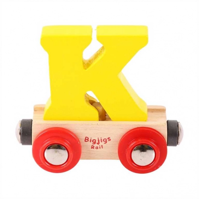 Wagonik Bigjigs Rail litera K