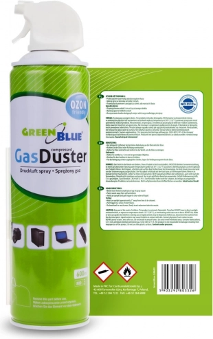 sprężone powietrze 600 ml GREENBLUE z pistoletowym rozpylaczem