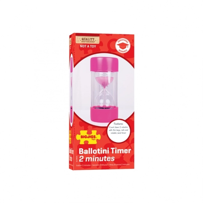 Bigjigs Toys Duże klepsydry 2 minuty