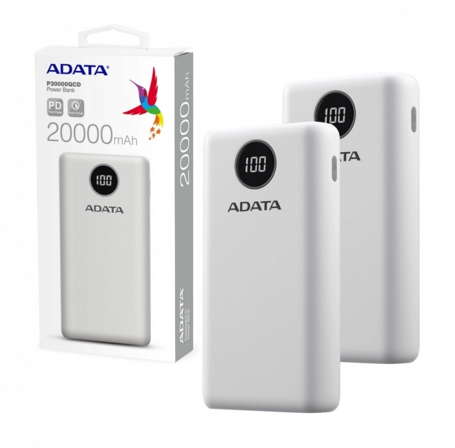 Powerbanka P20000QCD 20000mAh biały QC/PD