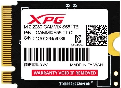 Dysk SSD XPG GAMMIX S55 1 TB M.2 2230 PCIe 4.0