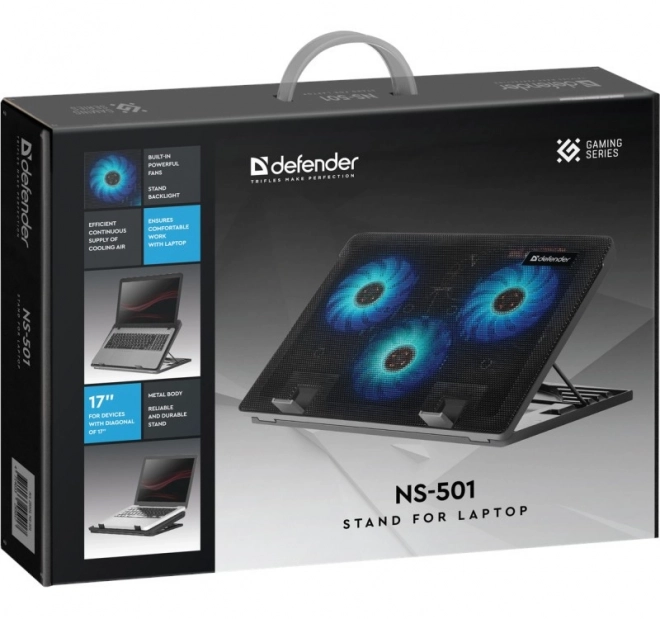 Chłodząca podkładka do notebooka Defender NS-501 15.6"-17"
