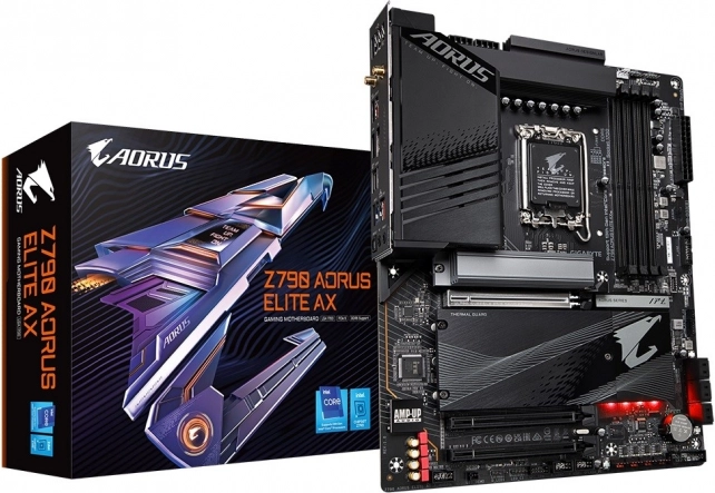 Gigabyte AORUS Z790 ELITE AX ATX płyta główna z dwuzakresowym Wi‑Fi 6E i DDR5