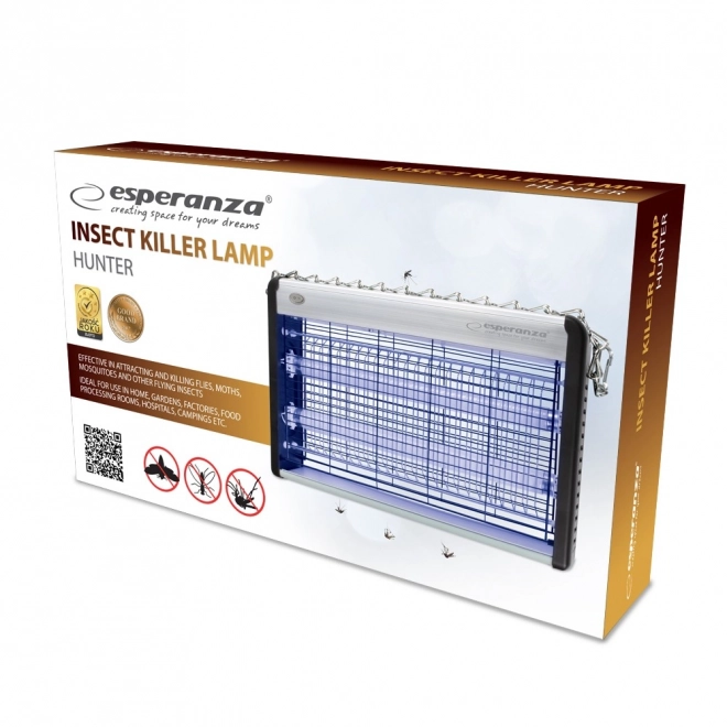 Elektroniczna lampa do zwalczania owadów Hunter