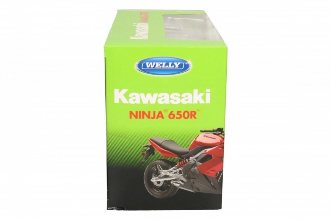 Welly Motocykl Kawasaki Ninja 650R 1:10 zielony