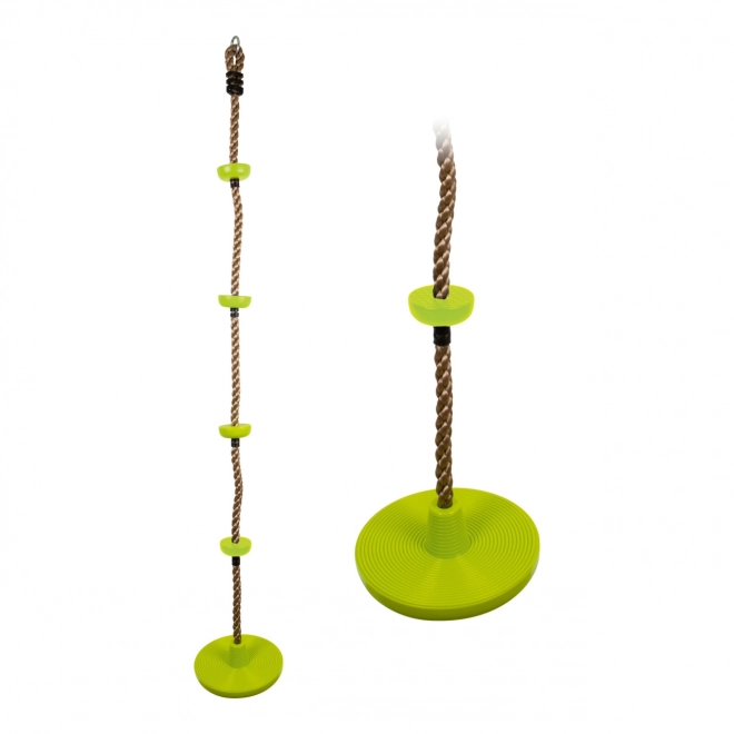 Small Foot huśtawka wspinaczkowa 2 w 1, lina dziecięca z dyskami 190 cm