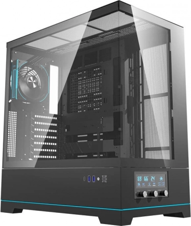 Obudowa komputerowa z wentylatorem Darkflash DY451L PRO (czarna)