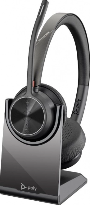 Bezprzewodowe słuchawki Voyager 4320 USB‑C z adapterem BT700 i stacją ładującą
