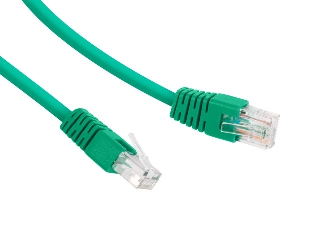Kabel patchowy Cat.6 UTP 3m zielony