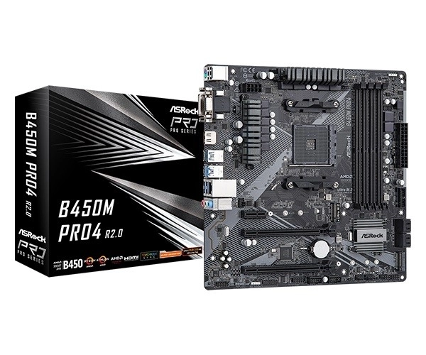 ASRock B450M Pro4 R2.0 AM4 uATX płyta główna