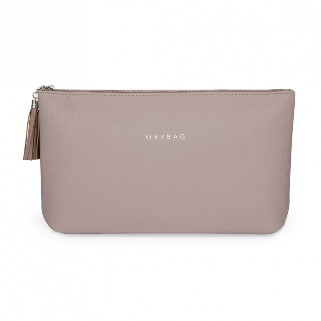 Podróżna kosmetyczka Elegance Maxi mokka (eko-skóra), 30 × 19 × 8 cm