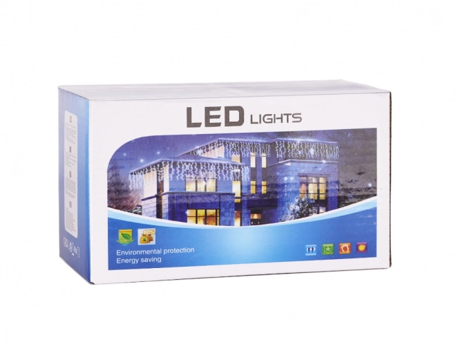 Kolorowa kurtyna LED z lampionami - 3 m, 200 LED
