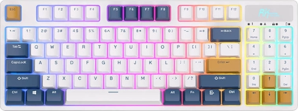 mechaniczna klawiatura Royal Kludge RK89 RGB biała