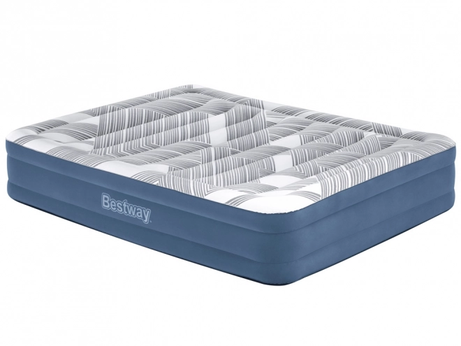 Wygodny materac Bestway 2s Queen 203x152x36cm z wbudowaną pompką 6712Y