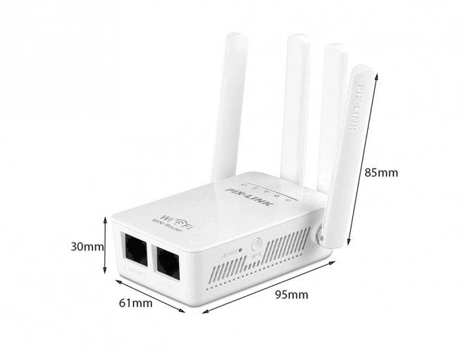 Wydajny wzmacniacz sygnału WiFi 300Mbps WPS