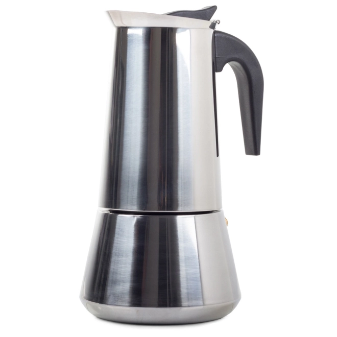 Włoski czajnik moka 12 filiżanek 600 ml stal nierdzewna
