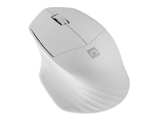Bezprzewodowa mysz Siskin 2 1600 DPI Bluetooth 5.0 + 2,4GHz – Biała