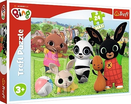 Trefl puzzle 24 Maxi Bing Zabawa w parku